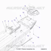 TELAIO, REAR, MISC. COVERS AND SNOWFLAP