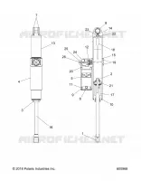 SUSPENSION, AMMORTIZZATORE POSTERIORE TRACK (7044819)