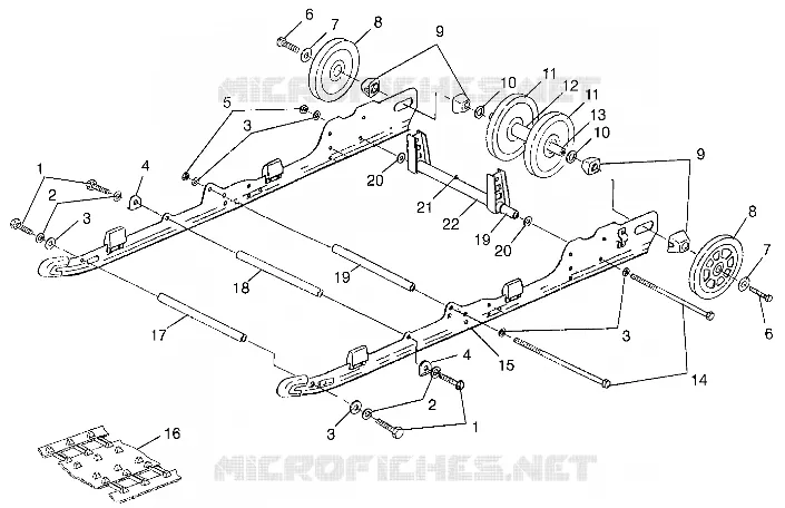 SOSPENSIONE 600 XCR 0985677 (4943164316B010)