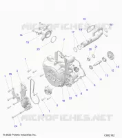 ENGINE, SISTEMA DI RAFFREDDAMENTO/WATER PUMP