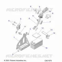 ELETTRICO, BATTERY, MANUAL START POWER UP COMPONENTS