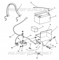 BATTERIA BOX ASSEMBLY CLASSIC TOURING / 0930865 (4922952295024A)