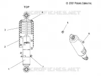 SHOCK ANTERIORE PISTA (7043048)