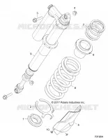 SUSPENSION, AMMORTIZZATORE POSTERIORE MOUNTING