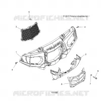 BODY, FRONT PARAURTI  AND MOUNTING