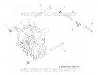 TRASMISSIONE, GEARCASE MOUNTING, REAR
