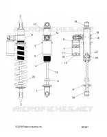 SUSPENSION, AMMORTIZZATORE POSTERIORE TRACK