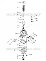 CARBURATORE 6X6 400L, U.S. W958740, SWEDISH S958740 AND NORWEGIAN N958740 (4930273027E002)