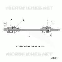 TRASMISSIONE, REAR HALF SHAFT 