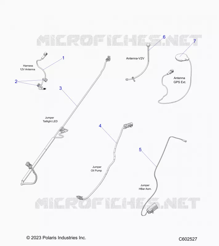 ELETTRICO, JUMPER WIRES/ANTENNAS/HARNESS