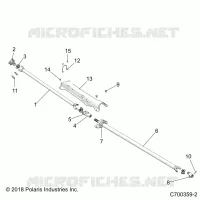DRIVE TRAIN, FRONT PROP ALBERO