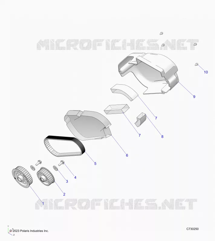 ELETTRICO, MOTOR-EV, BELT, COVER AND SPROKETS