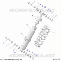 SUSPENSION, SHOCK ANTERIORE