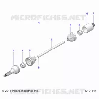 DRIVE TRAIN, DRIVE POSTERIORE ALBERO