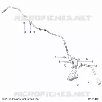 FRENO DI STAZIONAMENTO BRAKE HANDLE