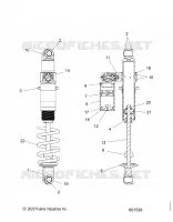 SUSPENSION, AMMORTIZZATORE POSTERIORE TRACK, VELOCITY