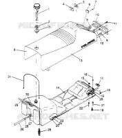 MONTAGGIO SEDILE   SERBATOIO 500 CARB 0952764 (4929192919A007)
