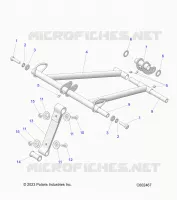 SUSPENSION, ANTERIORE COPPIA ARM