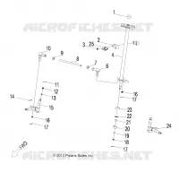 STERZO POST and TIE ROD ASM.