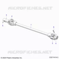 TRASMISSIONE, FRONT PROP SHAFT