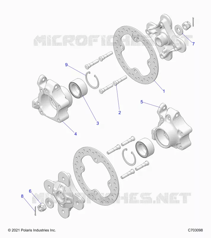 SUSPENSION, PORTAPACCHI POSTERIORE AND HUB