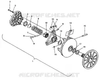 TRASMISSIONE FRIZIONE ASSEMBLY 500 EFI 0942774 and  EFI SKS 0942574 (49274127410027)