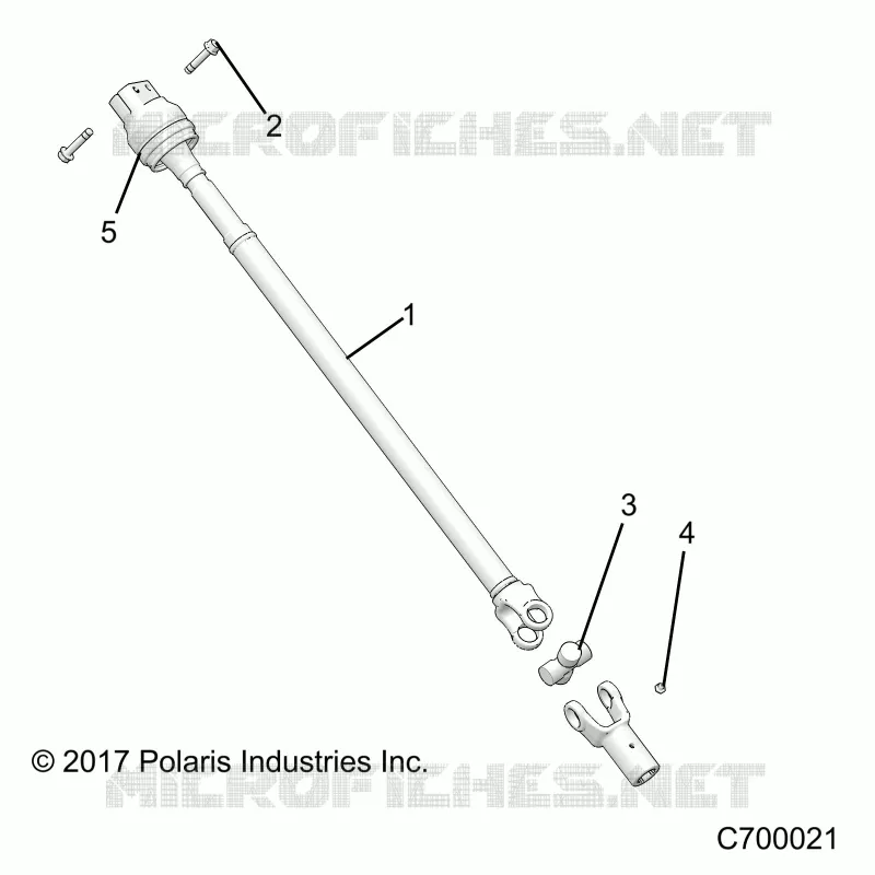TRASMISSIONE, REAR PROP SHAFT