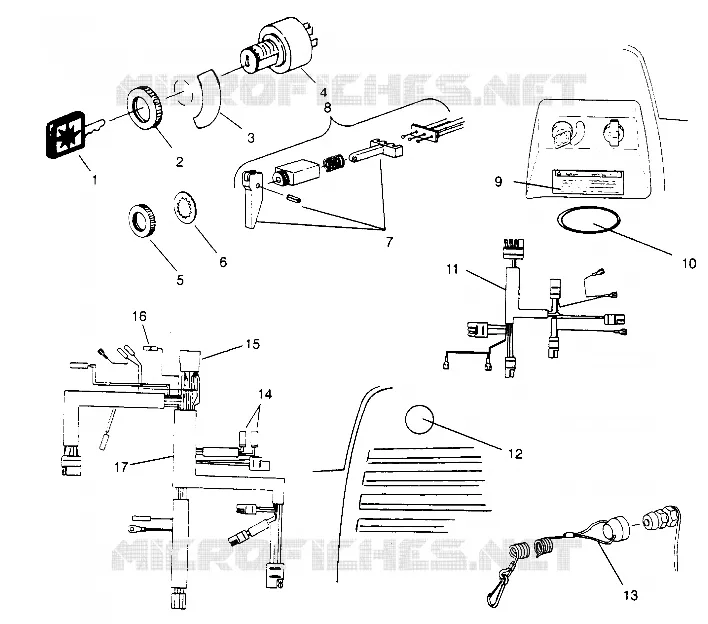 ACCENSIONE   cablaggio XLT TOURING 0952857 and  EUROPEAN XLT TOURING E95 (4929172917A010)