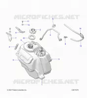 SISTEMA DI ALIMENTAZIONE CARBURANTE, FUEL TANK ASM.