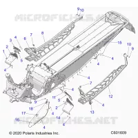 CHASSIS, PROTEZIONE FRIZIONE, FOOTRESTS, AND RUNNINGBOARDS