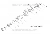 TRASMISSIONE, GEAR SHAFT OUTPUT