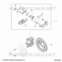 BRAKES, PINZA FRENO ANTERIORE (SL/SLR MODELS)
