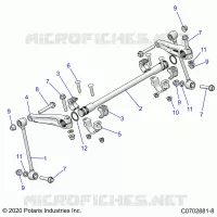 SUSPENSION, FRONT BARRA DI STABILIZZAZIONE