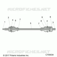 TRASMISSIONE, FRONT HALF SHAFT