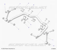 SUSPENSION, FRONT BARRA DI STABILIZZAZIONE