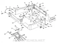 POSTERIORE MONTAGGIO LETTO Magnum 6X6 W968744 and Swedish Magnum 6X6 S968744 (4936073607A008)