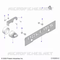 ELETTRICO, FOG LAMP AND FRONT REGISTRATION PLATE