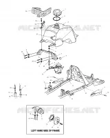 CARBURANTE TANK AND CARBURATORE MOUNTING