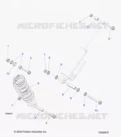 SUSPENSION, SHOCK MONTAGGIO AND SPRING (FT/RT)