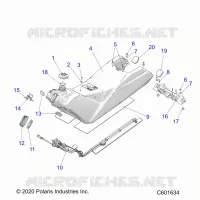 SISTEMA DI ALIMENTAZIONE CARBURANTE, FUEL TANK ASM.