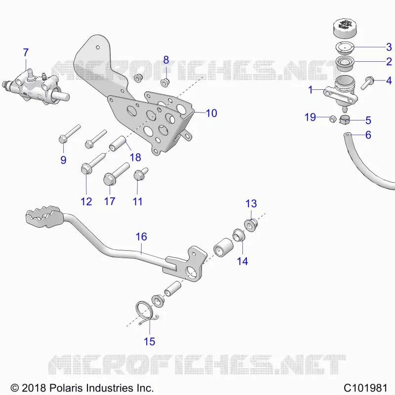 BRAKES, BRAKE PEDAL AND CILINDRO PRINCIPALE