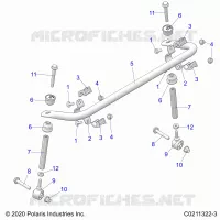 SUSPENSION, BARRA DI STABILIZZAZIONE