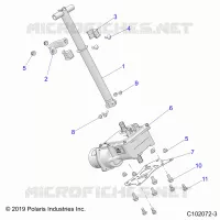 STEERING, STERZO POST ASM.