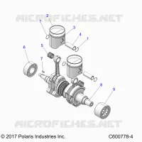 ENGINE, PISTON AND ALBERO MOTORE