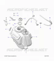 SISTEMA DI ALIMENTAZIONE CARBURANTE, FUEL TANK ASM.