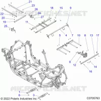 CHASSIS, MAIN FRAME AND SCIARED PLATES