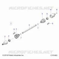 TRASMISSIONE, DRIVE SHAFT, FRONT