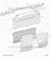 CARROZZERIA POSTERIORE CLOSEOFF, CENTER PANELS