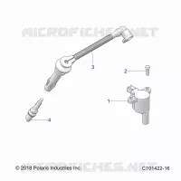 ELETTRICO, IGNITION COIL, WIRE AND SPARK PLUG
