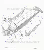CHASSIS, PROTEZIONE FRIZIONE, FOOTRESTS, AND RUNNINGBOARDS